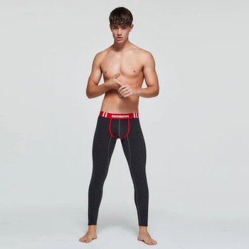 Men's Seobean Gray Long Johns — All-Day Comfort