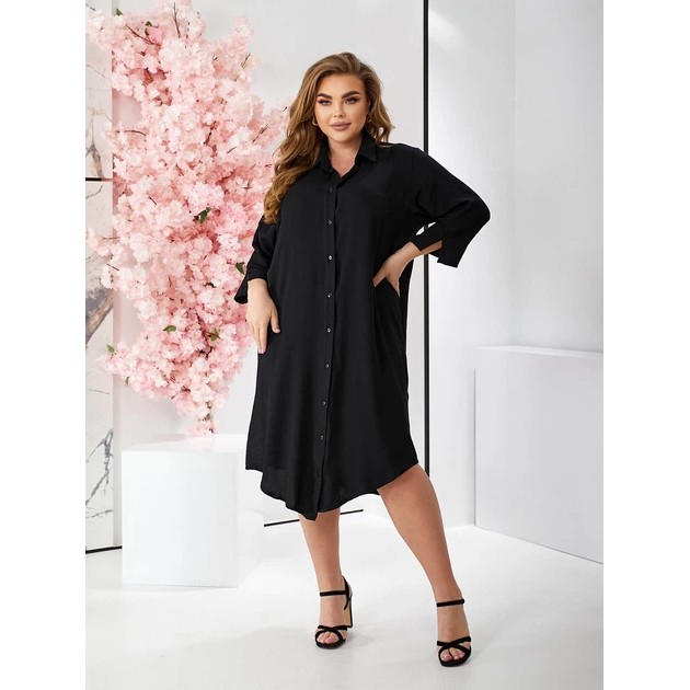 Damen Lange Tunika La`visio in Schwarz — Stil und Komfort