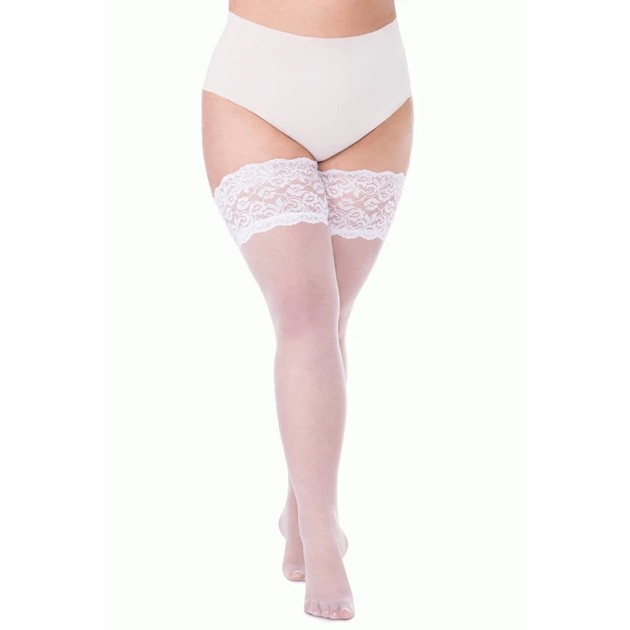 Bas blancs de mariage ANNES Cecile avec dentelle