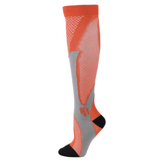 Chaussettes de compression Runner BROTHOCK couleur orange – support sportif