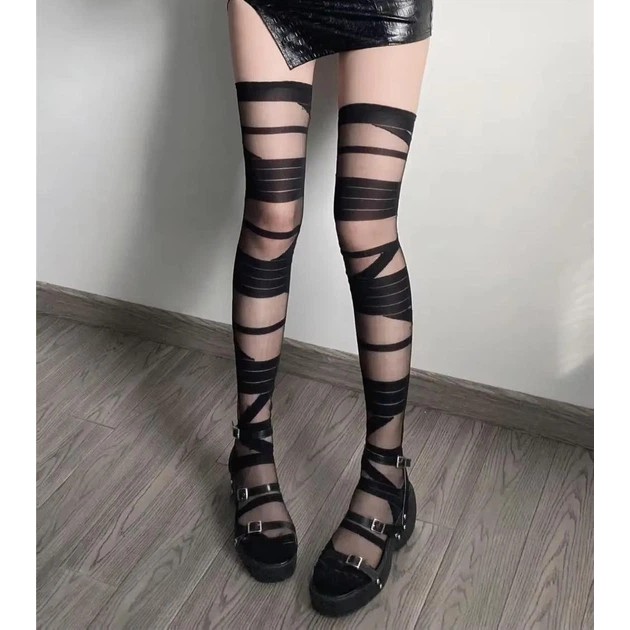 Set von Bondage Kniestrümpfen im japanischen Stil — Originalität und Komfort