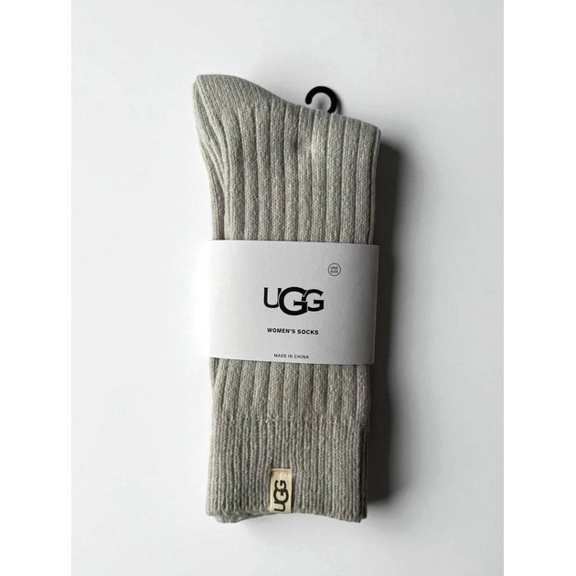 Женские носки UGG из ребристой вязки — комфорт дома