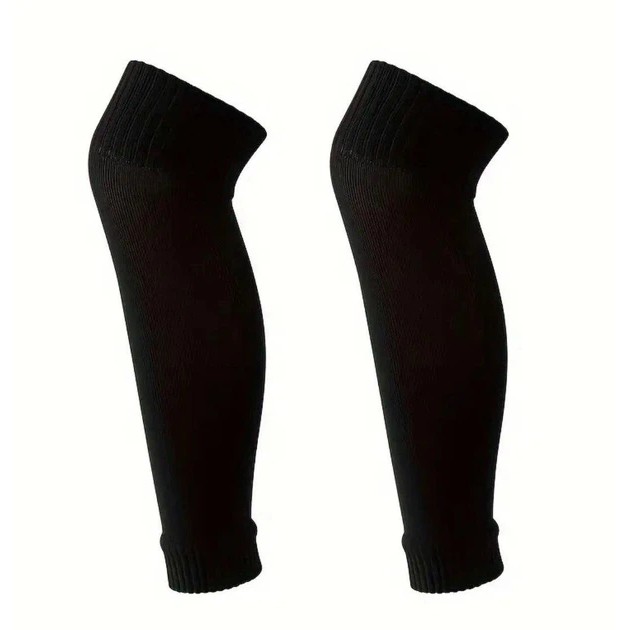 Black Cut Football Socks — Comfortable Fit for Athletes