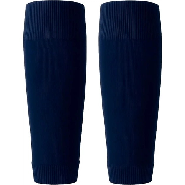 Chaussettes de football sans pied Europaw bleu marine – confort de jeu