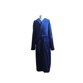 Men's Terry Bathrobe in Natural Blue Color
