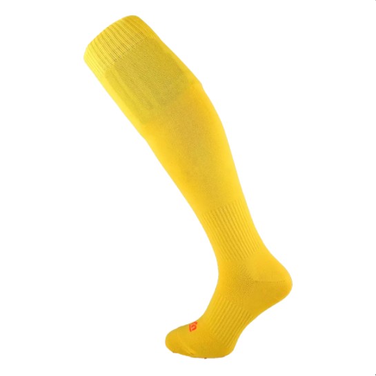 Chaussettes de football jaunes – confort pour jeux actifs