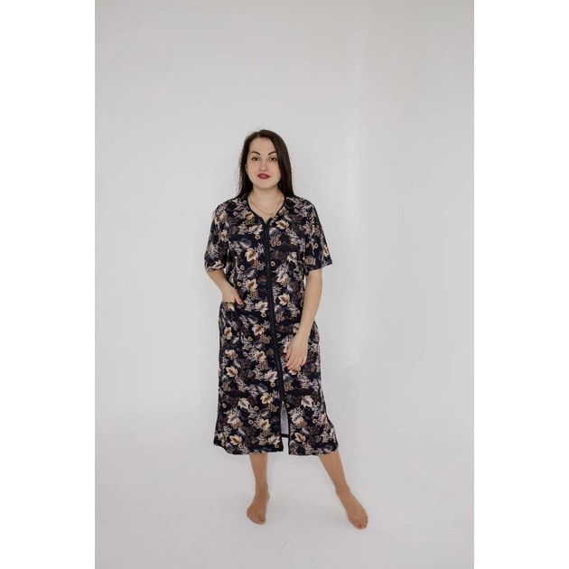Robe d'été en coton à motifs floraux pour femme