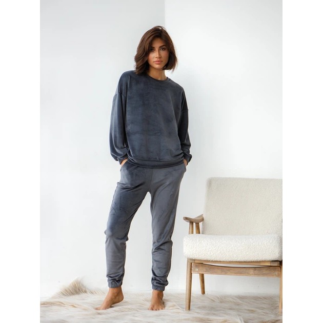 Pijama de terciopelo para mujer BARWA - comodidad en días fríos
