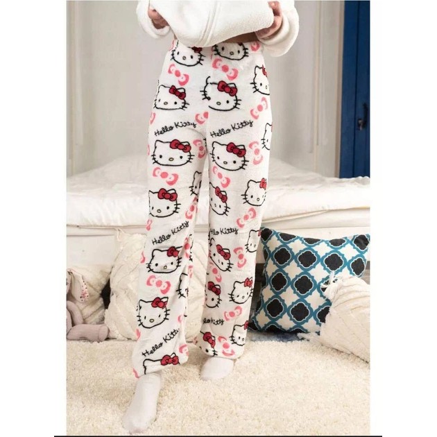 Pantalones de pijama de forro polar Hello Kitty para niñas