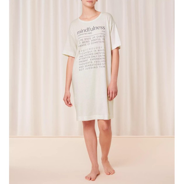 Chemise de nuit Triumph en modal crème - sommeil confortable