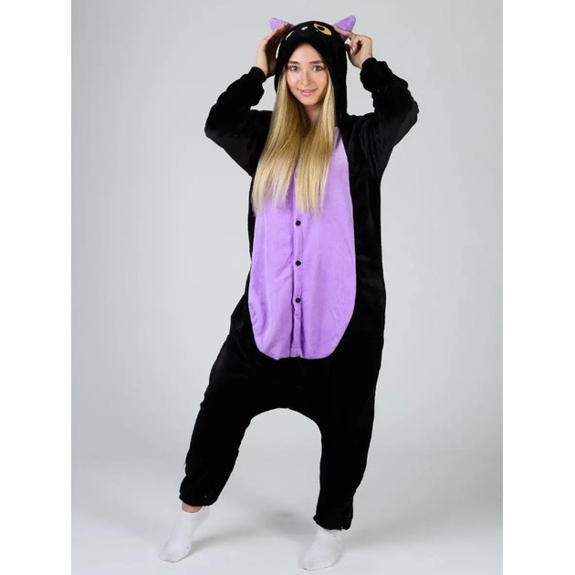 Pijama Kigurumi Jamboo de Gato Spooky — Suave y Cálido