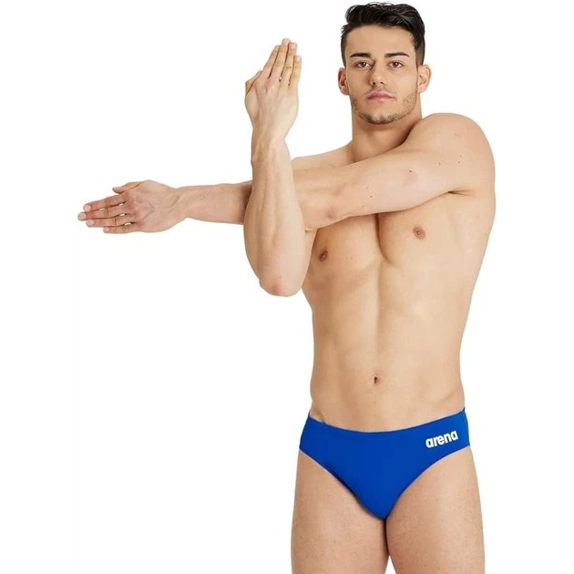 שחיית גברים Arena TEAM SWIM BRIEFS SOLID כחול