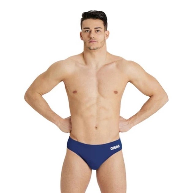 Arena Men's Swim Briefs in Blue — Comfortable Swimming Gear