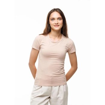 Women's Bamboo T-Shirt in Beige — Everyday Comfort