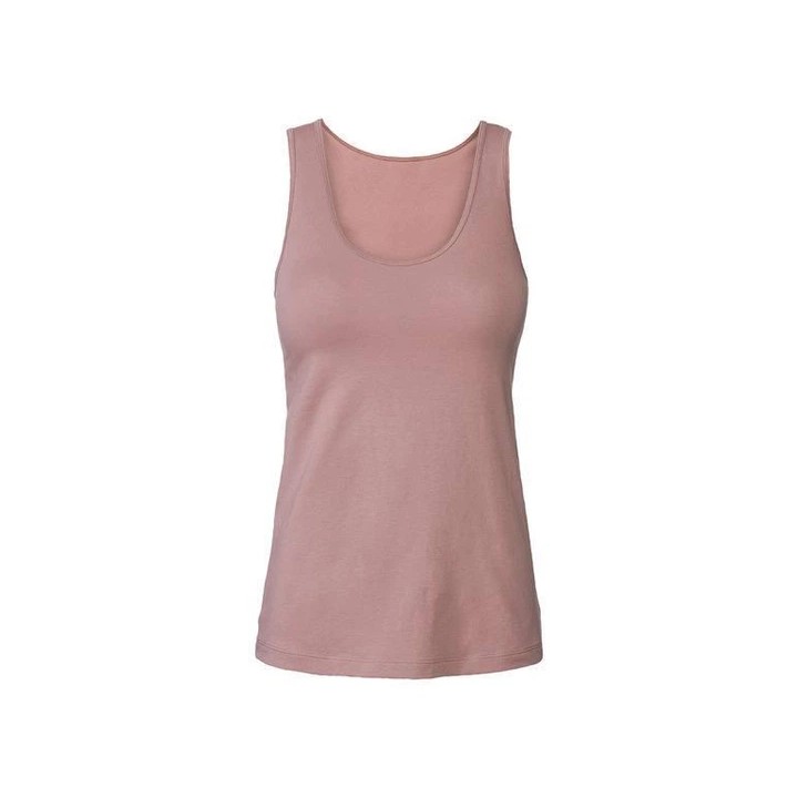 Débardeur femme Esmara blanc en coton – confort quotidien
