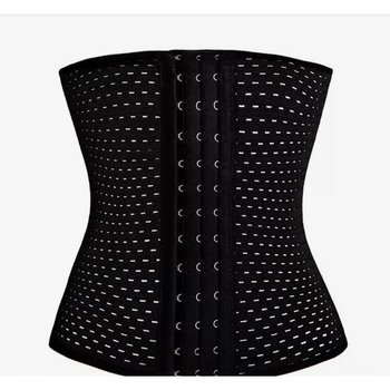 Black Postpartum Belly Shaping Corset — Support and Comfort
