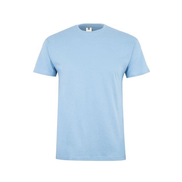 Camiseta de algodón MUKUA PALM azul cielo para hombre