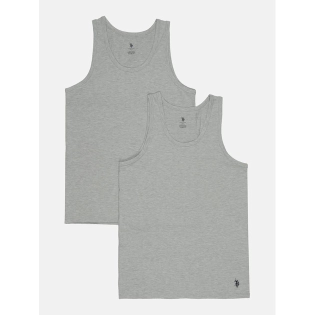 Herren Tanktop Set U.S. Polo Assn in Grau