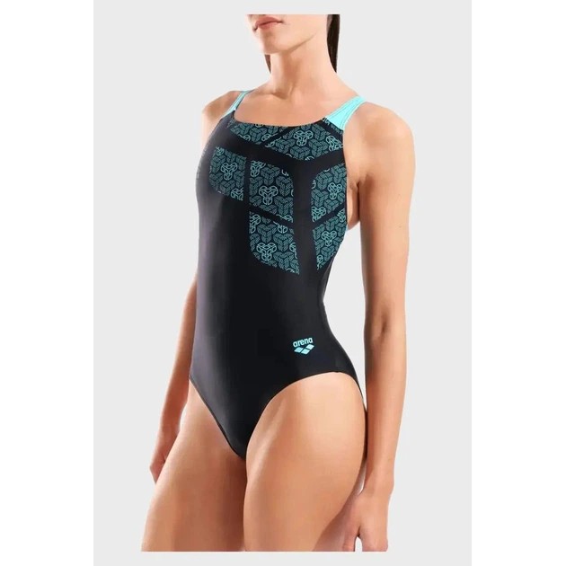 בגד ים נשים Arena Kikko Swim Pro - שחור וטורקיז