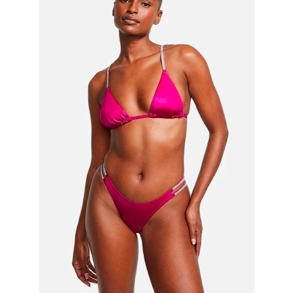 Роздільний купальник Victoria's Secret — насичений бузковий рожевий