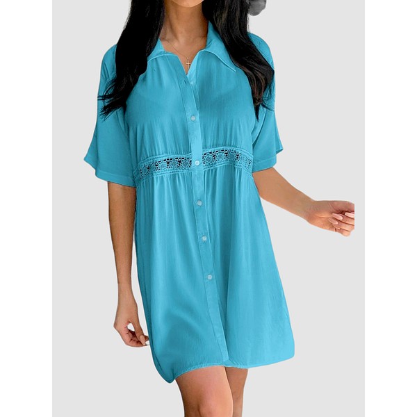 Z.Five Beach Tunic Robe in Blue — Comfortable Style for Summer