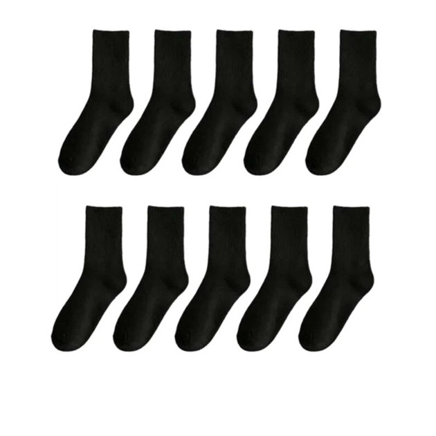 Set von Herren Schwarz Socken — nahtloser Komfort für den Alltag