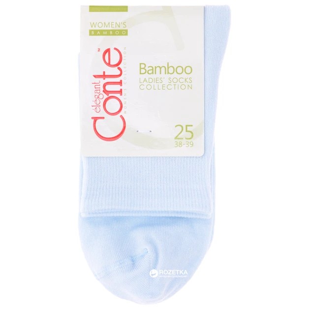 Calcetines de mujer Conte de bambú en azul claro