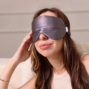 Graphite Silk Sleep Mask — Comfortable Sleep Solution