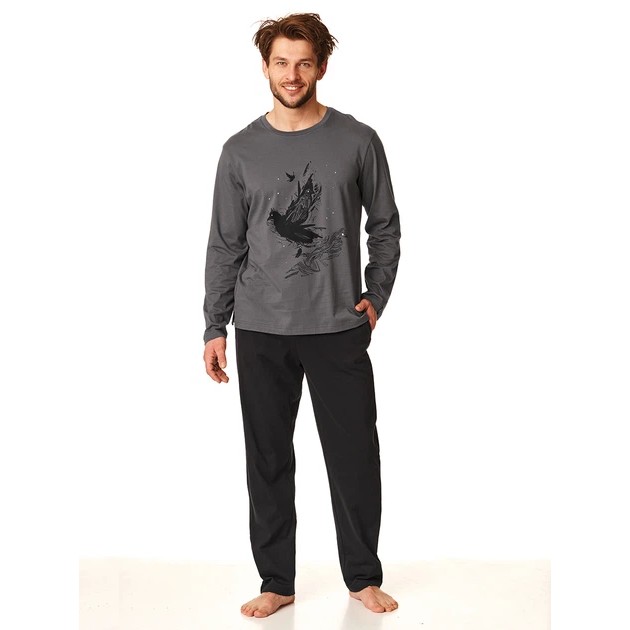 Men's Pajama Key in Graphite Color — Cozy Nights