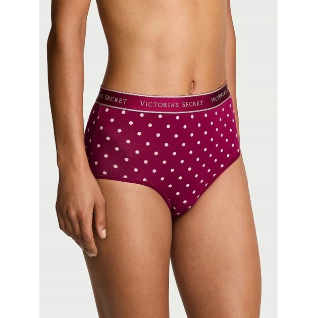 Women's Cotton Hipster Panties in Burgundy — Comfort and Style