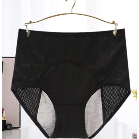 Damen Menstruationsunterwäsche Ying Kaili — schwarze Nylon-Slips