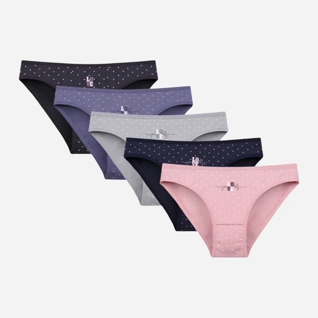 Set of Women's Cotton Briefs by Donella — Everyday Comfort