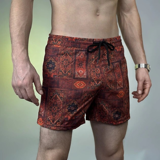 Herren Badehosen Pobedov in Bordeaux — Komfort für den Strand