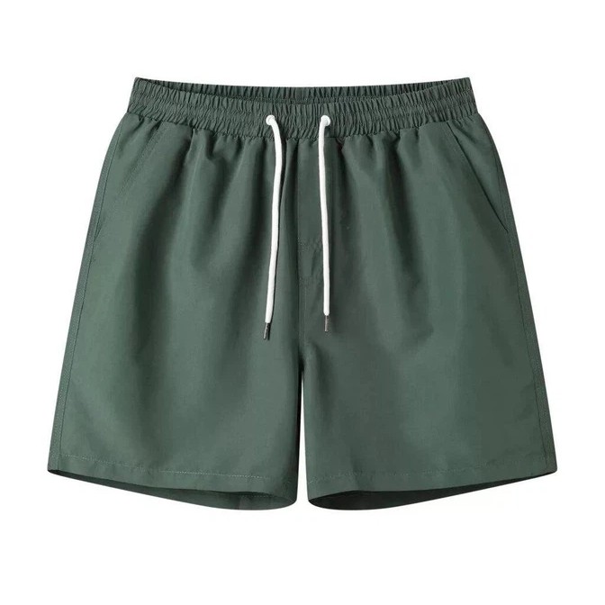 Bermudas de playa para hombre Glo-Story en verde – estilo y comodidad
