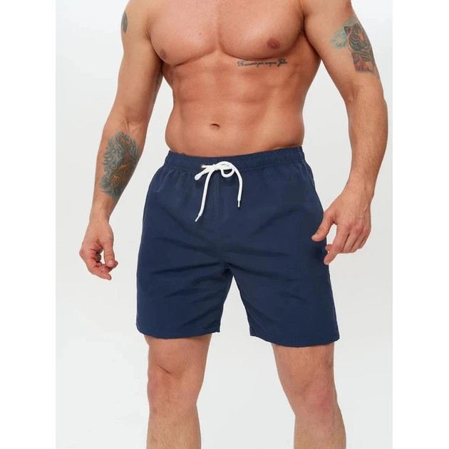 Bañador masculino de secado rápido en azul