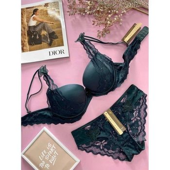 Porlloma Green Lingerie Set — Comfort and Elegance