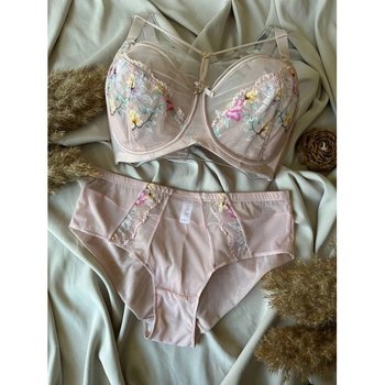 Bra and Briefs Set in Powder Color — Comfort and Style