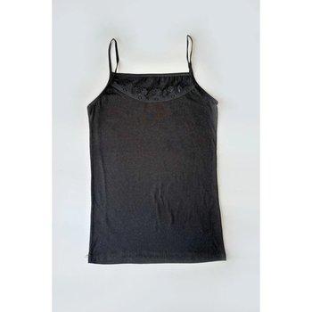 Women's Cotton ADN Tank Top in Black — All-Day Comfort