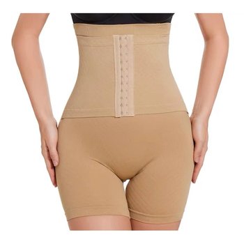 Beige Shaping Shorts with Corset for Women