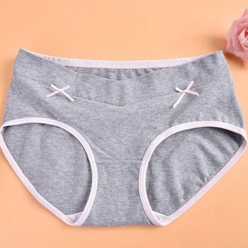 Maternity Cotton Briefs in Grey — Comfort During Pregnancy