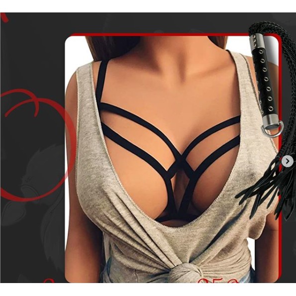 Damen-Harness Runwaylover RONE in Schwarz — Stilvolles Accessoire