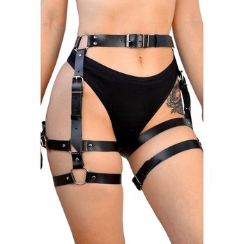 Leather Garters Art of Sex – Claire in Black