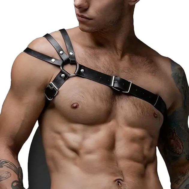 Men's Lunriwis Harness — Elegant Black Accessory
