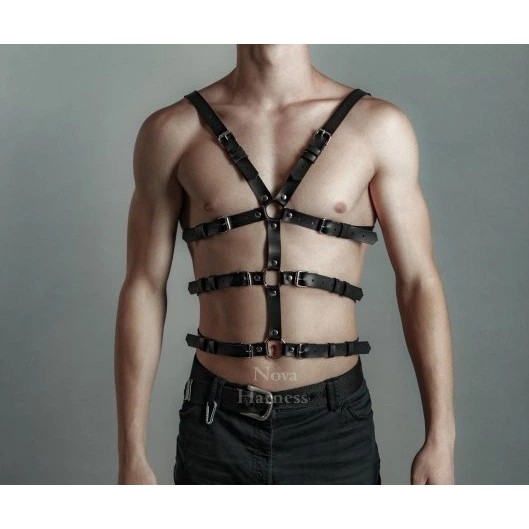 Men's Nova Leather Harness — Stylish Accessory for Every Occasion