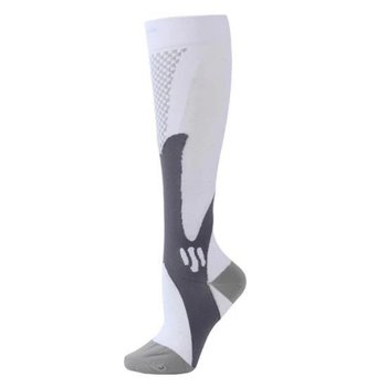 Compression Sports Socks BROTHOCK — White for Active Lifestyle