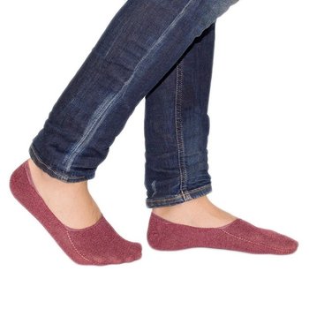 Men's Short Socks LEGS in Burgundy Color
