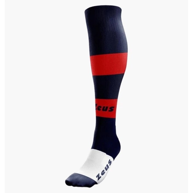 Medias de fútbol para hombre Zeus Calza Parma en negro y rojo