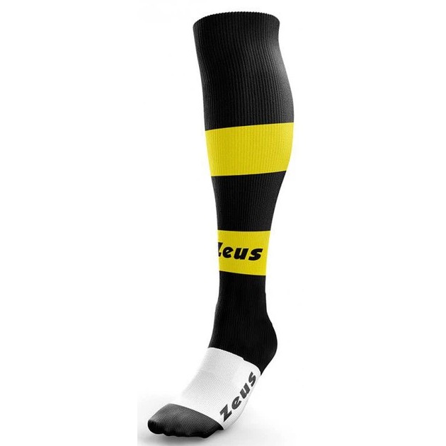 Herren Fußballsocken Zeus Calza Parma in Schwarz, Gelb, Weiß