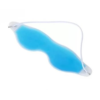 Gel Eye Mask for Sleep in Blue — Reduces Puffiness and Stress