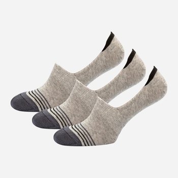 Men's MZ Ankle Socks Set in Gray - 3 Pairs